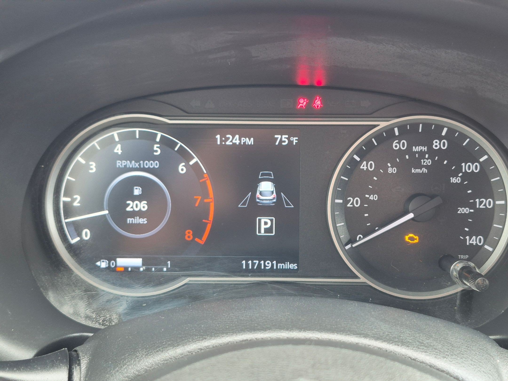 Used 2019 Monarch Orange/Super Black Nissan SV image 18