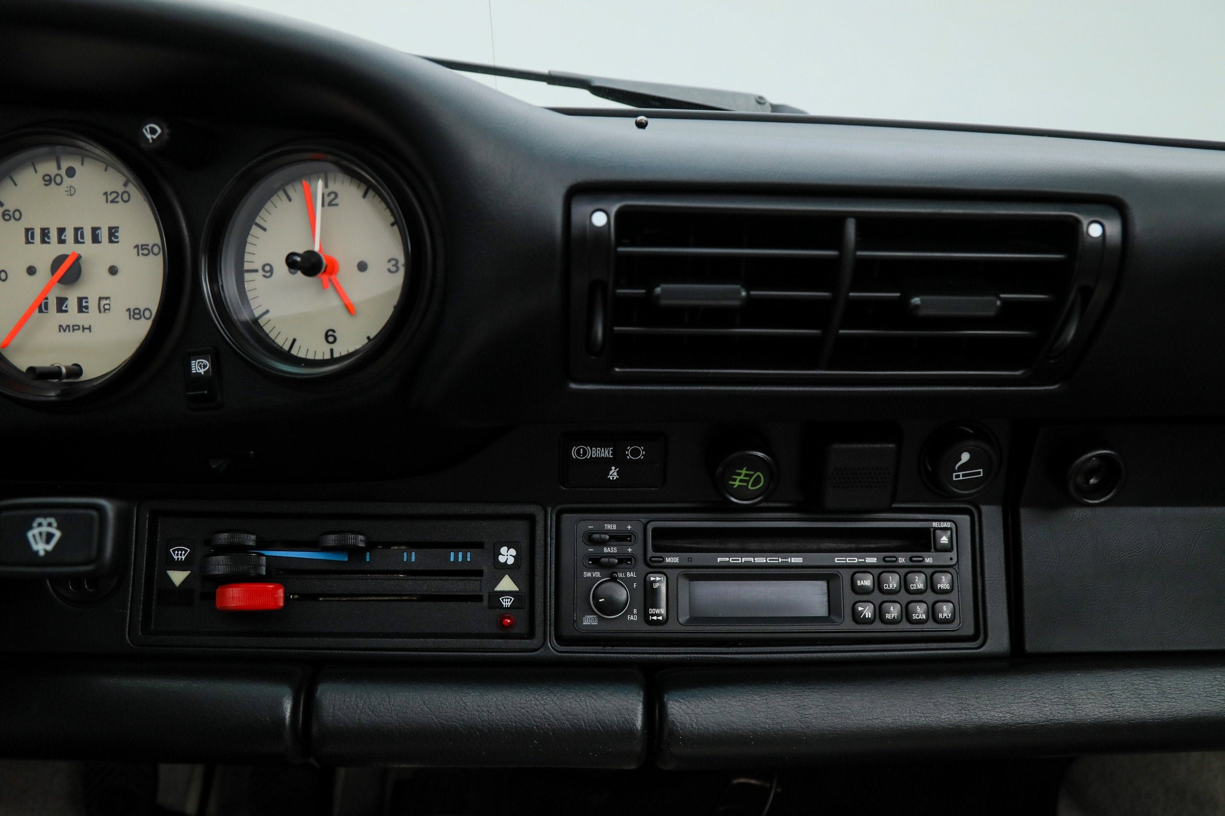 Used 1989 Black Porsche Turbo Cabriolet Slantnose image 50