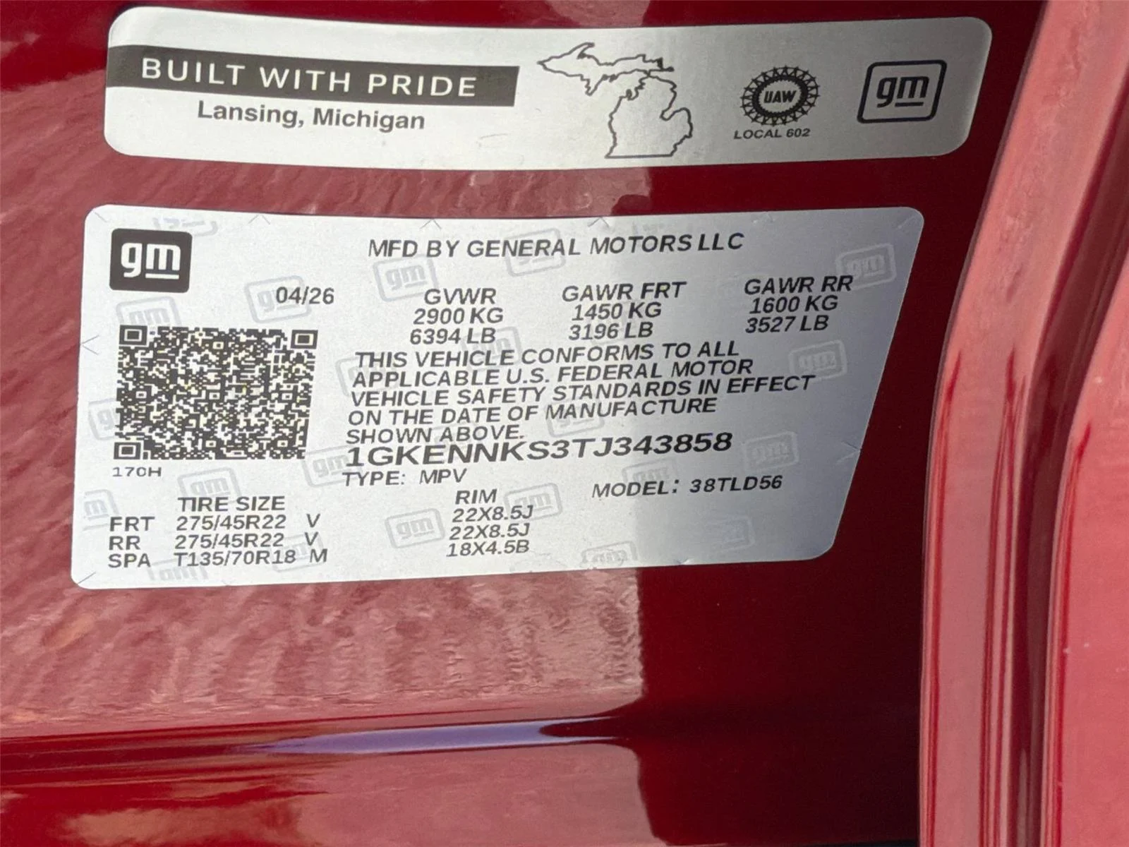 New 2026 Volcanic Red Tintcoat GMC Elevation image 30