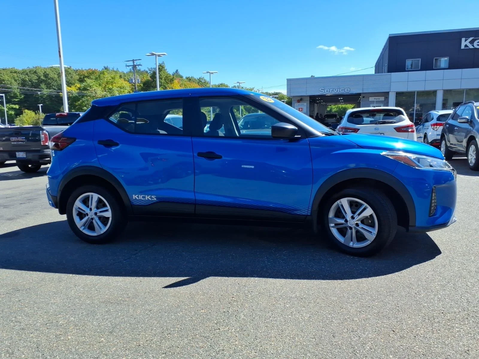 Certified Used 2023 Electric Blue Metallic Nissan S image 4