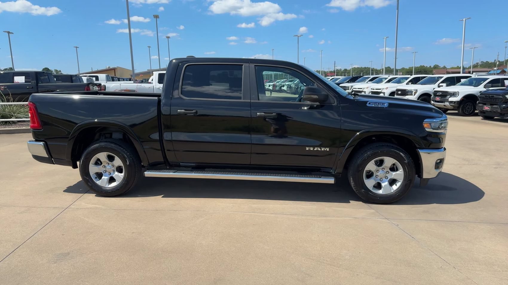 Used 2025 Diamond Black Crystal Pearlcoat Ram Big Horn image 9