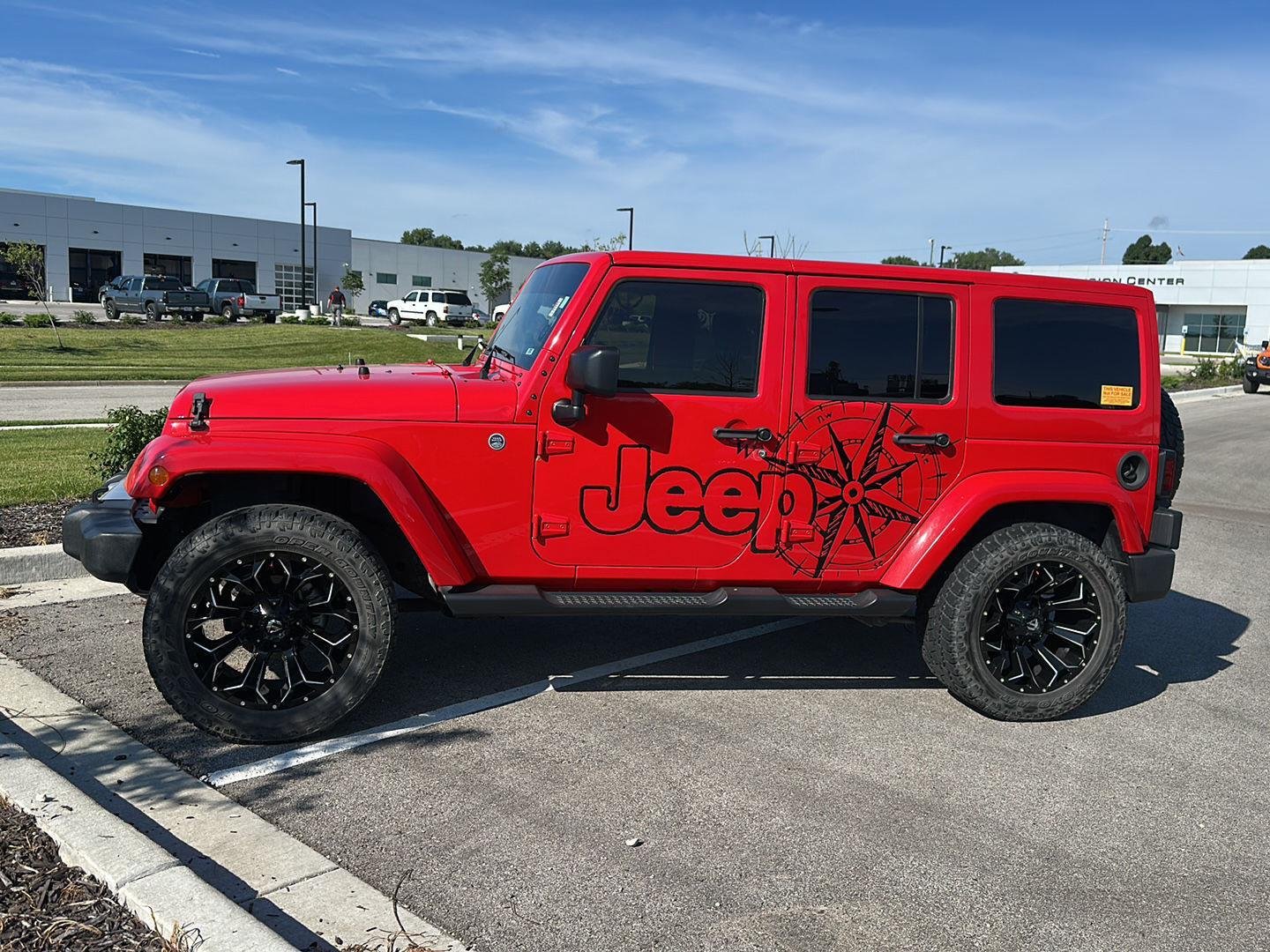 Used 2015 Jeep Wrangler Unlimited Sahara with VIN 1C4BJWEG4FL589298 for sale in Kansas City