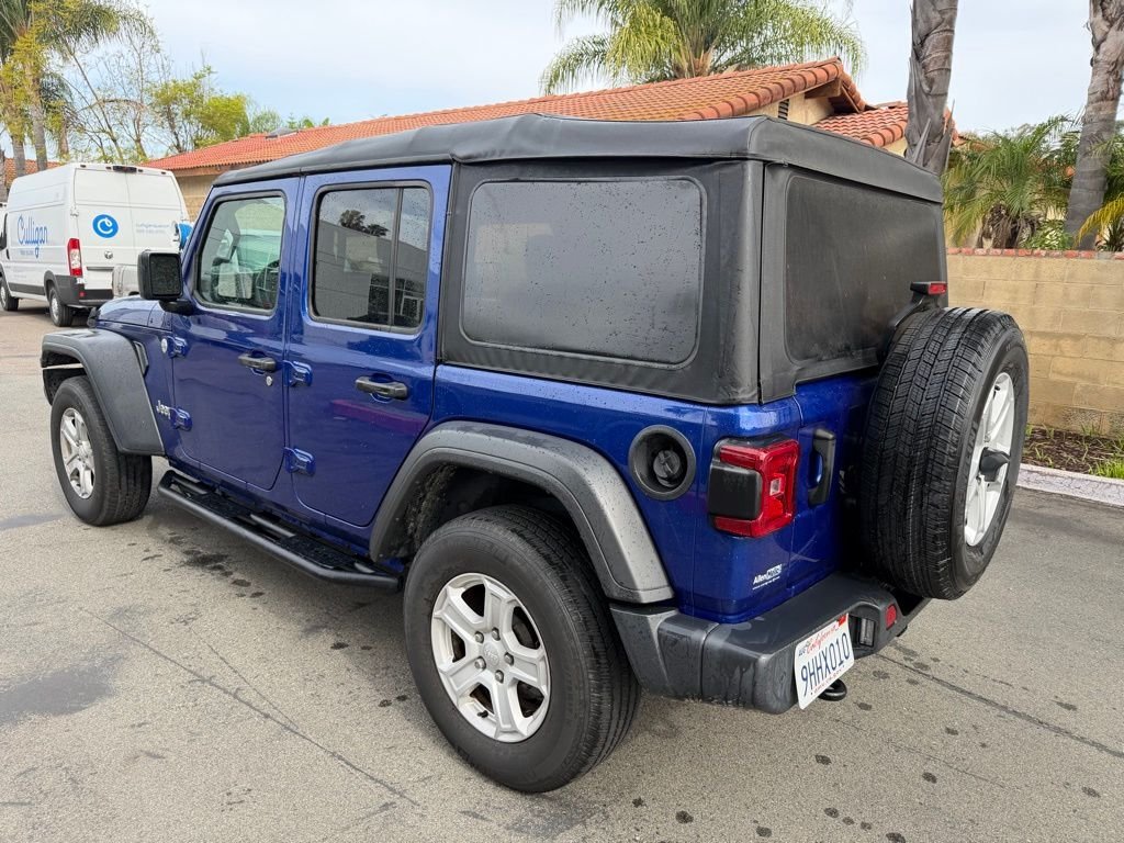 Used 2020 Blue Jeep Unlimited Sport S image 11