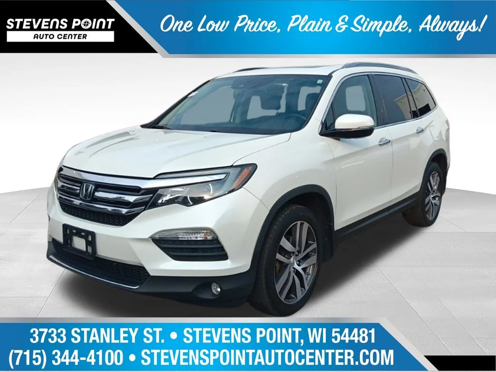 Used 2017 White Diamond Pearl Honda Touring image 1