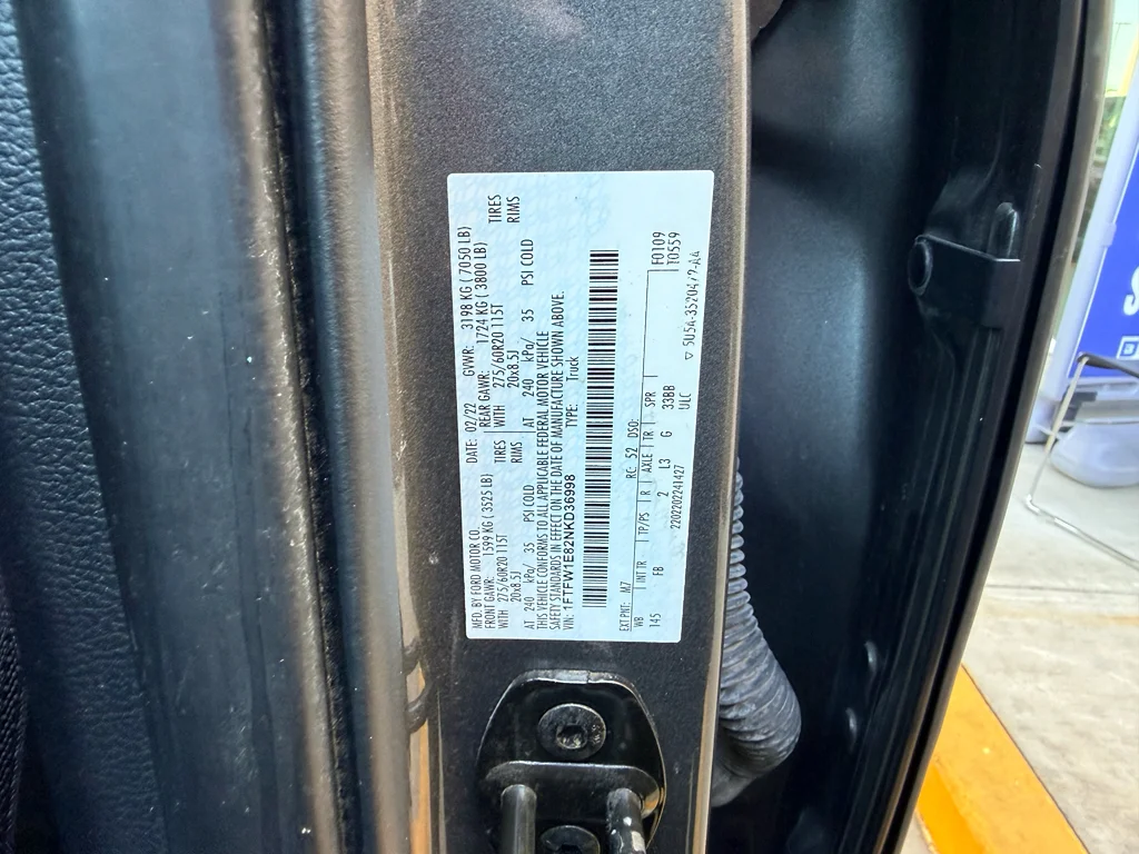Used 2022 Carbonized Gray Metallic Ford XLT image 32