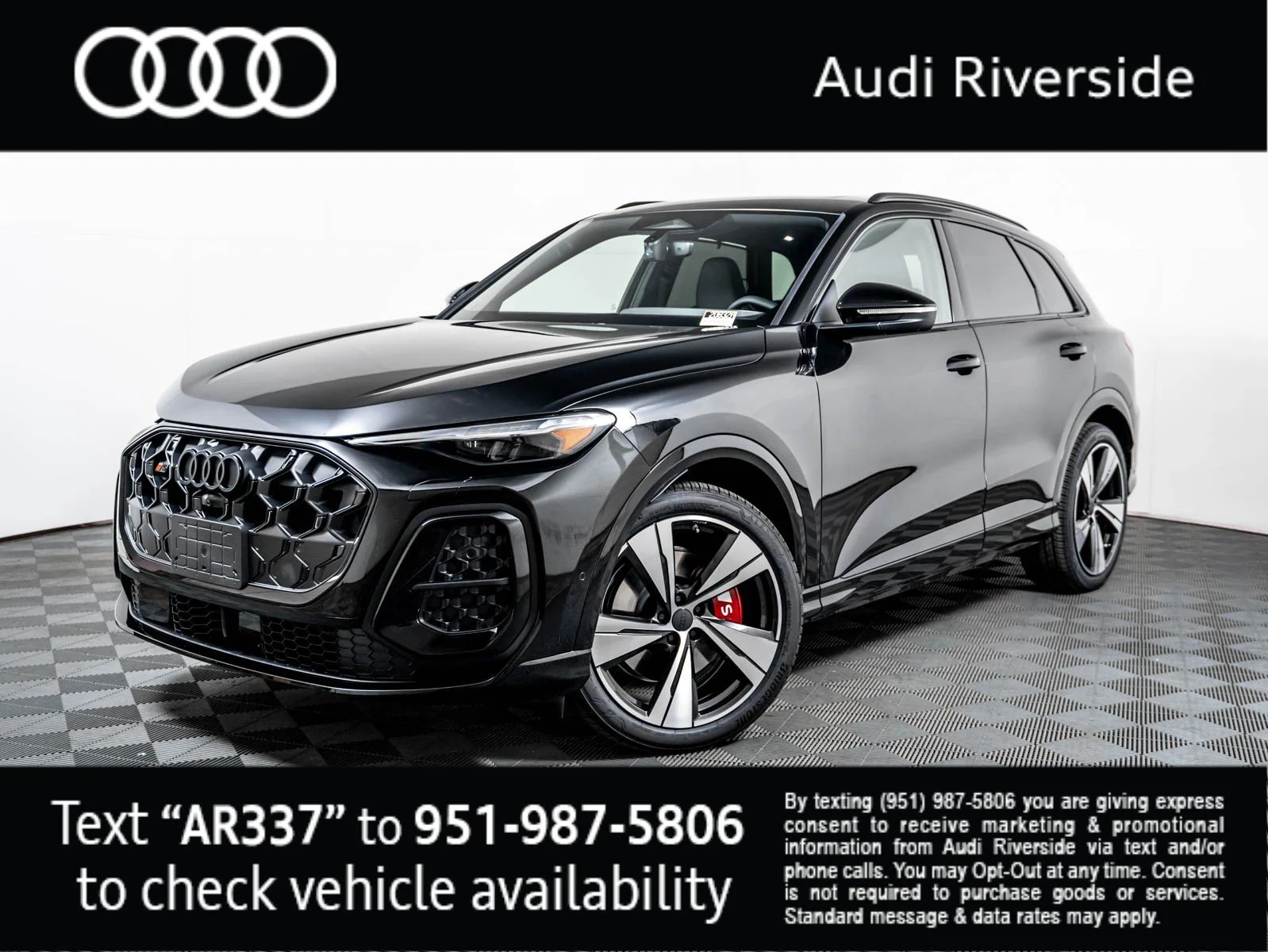 New 2026 Mythos Black Metallic Audi Premium Plus image 1