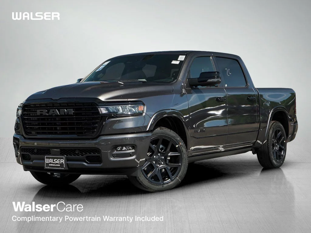 New 2026 Granite Crystal Metallic Clearcoat RAM LARAMIE image 1