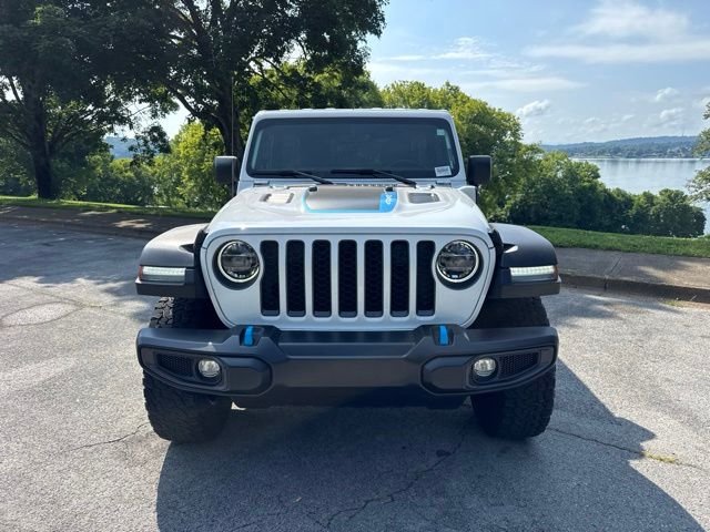 Used 2022 White Jeep Unlimited Rubicon 4xe image 2