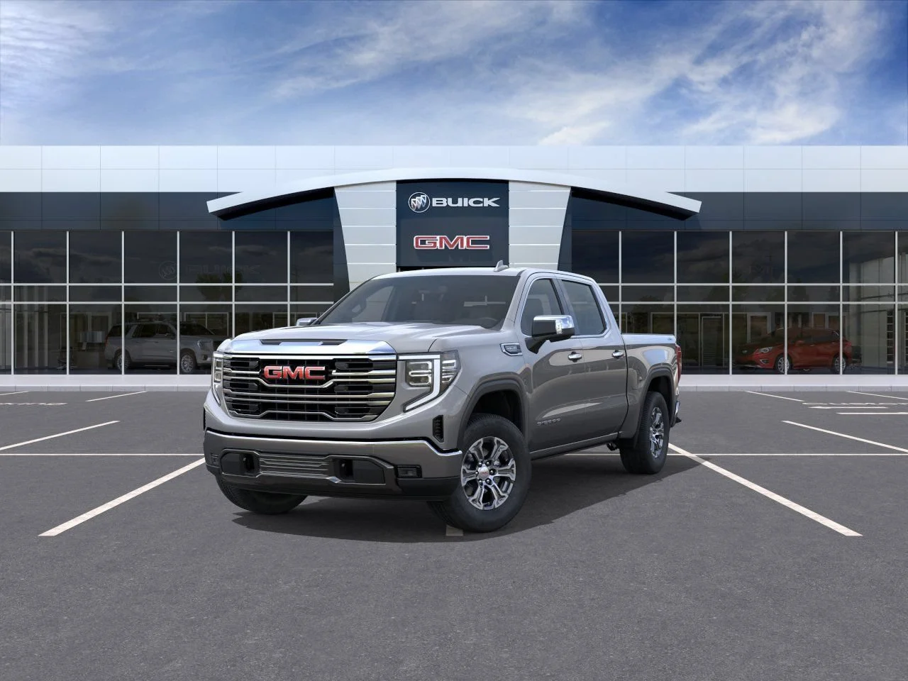 New 2026 Sterling Metallic GMC SLT image 8