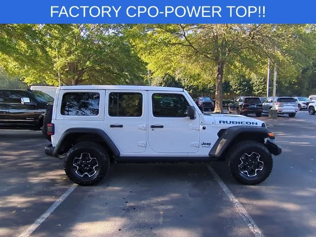 Used 2022 White Jeep Unlimited Rubicon 4xe image 6