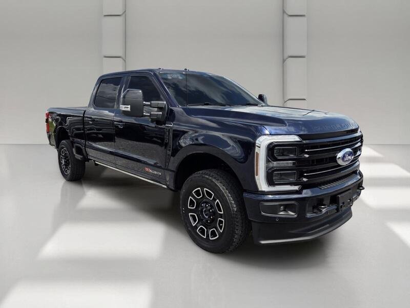 Used 2025 Blue Metallic FORD PLATINUM 4WD CREW CAB 6.75