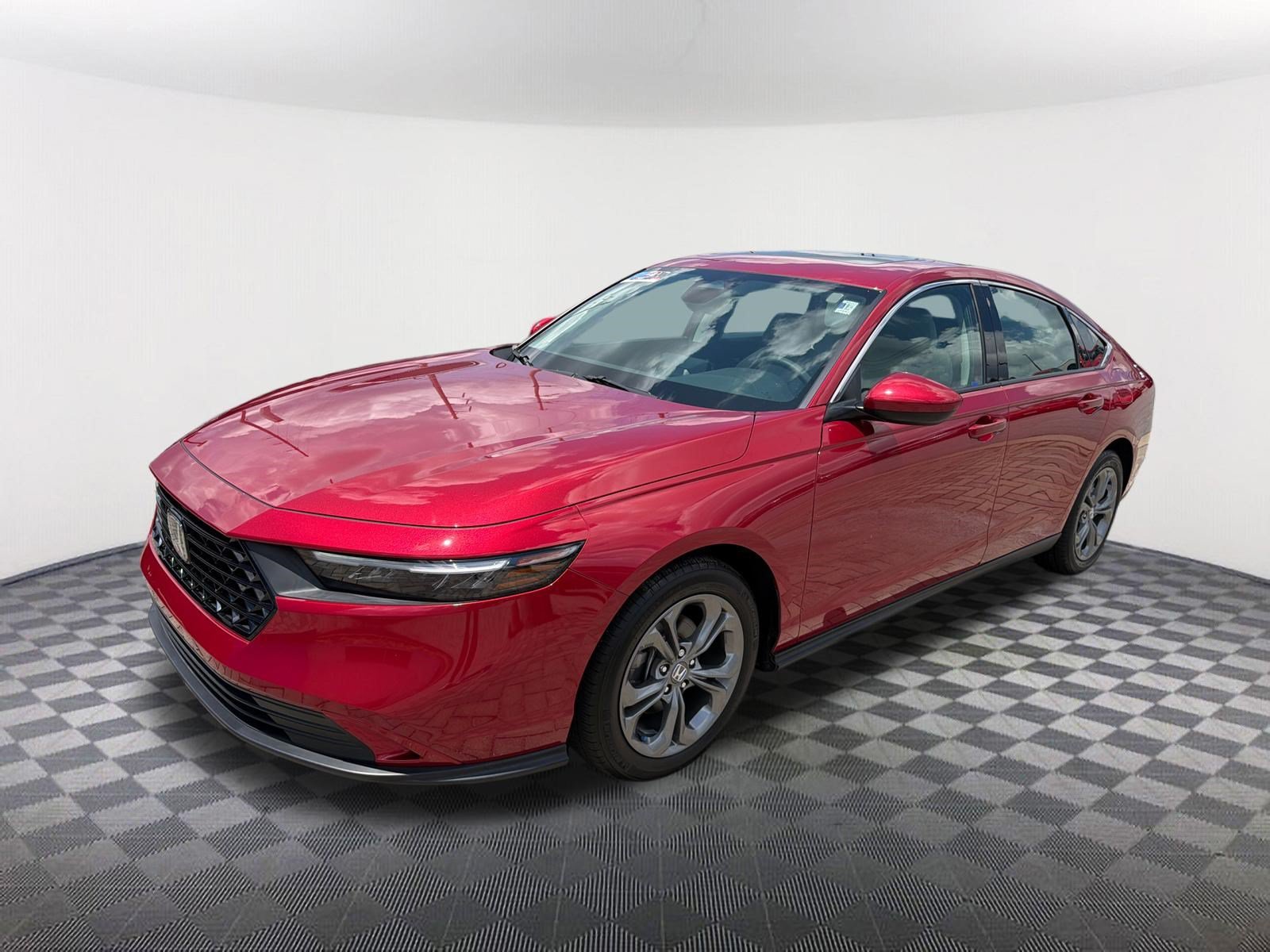 Certified Used 2024 Radiant Red Metallic Honda EX image 3