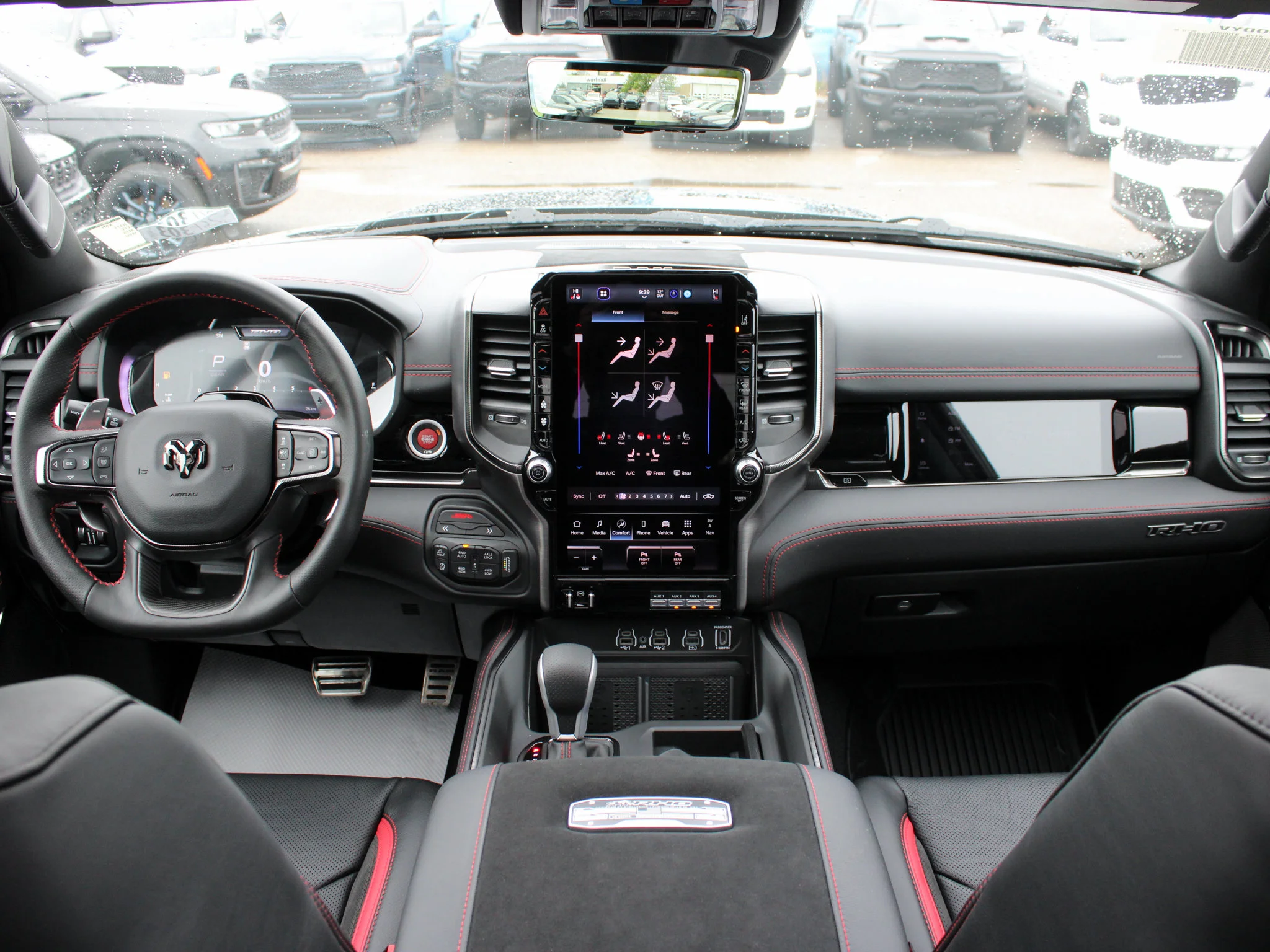 New 2026 Black RAM RHO* Crew Cab 4x4, 540 HORSEPOWER, Massage Seats, Head-Up Display image 22