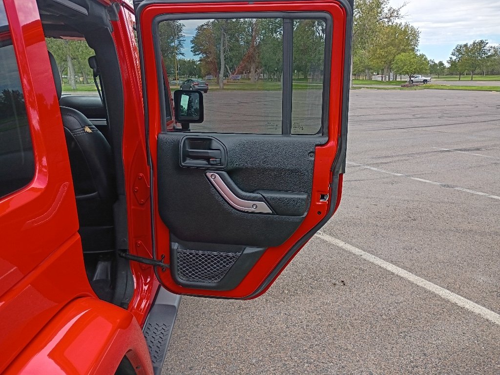 Used 2017 Firecracker Red Clearcoat Jeep Sahara image 13