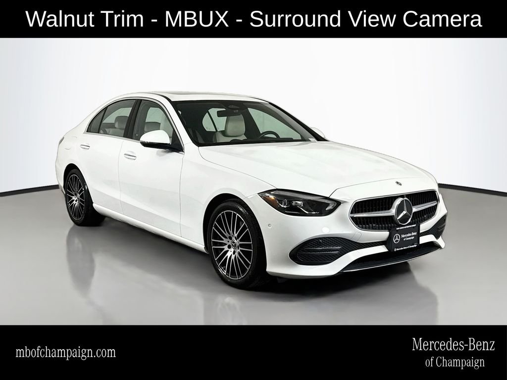 Used 2023 White Mercedes-Benz C 300 image 1