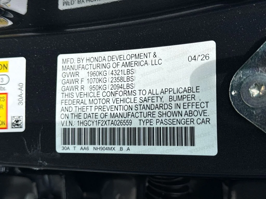 Certified Used 2026 Meteorite Gray Metallic Honda LX image 36