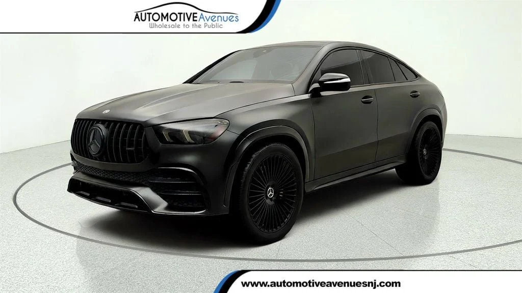Used 2021 Black Matte Wrap Mercedes-Benz AMG® GLE 53 Coupe w/ Night Pkg & Carbon Fiber Trim image 1