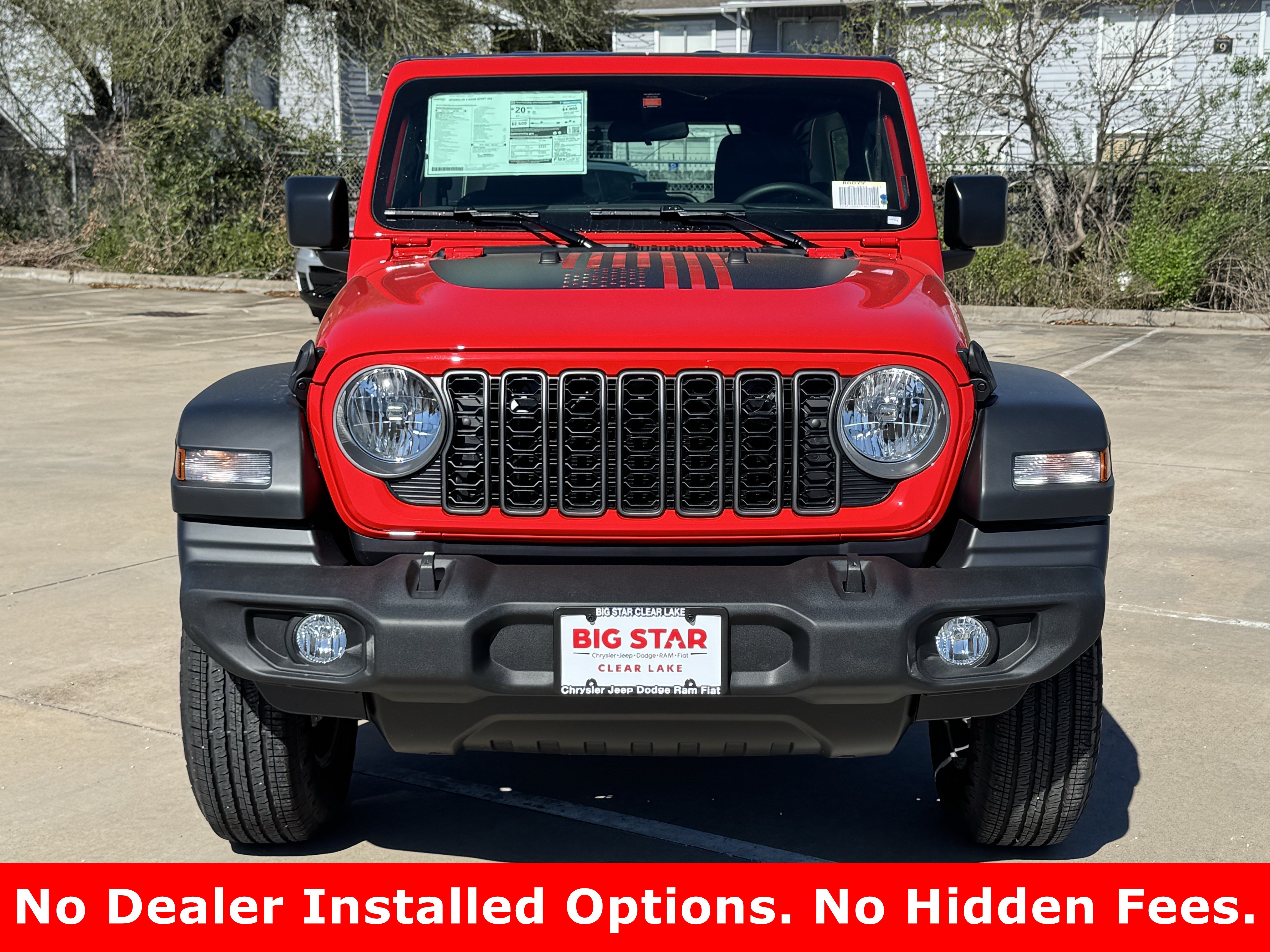 New 2026 Firecracker Red Clearcoat Jeep Sport image 3