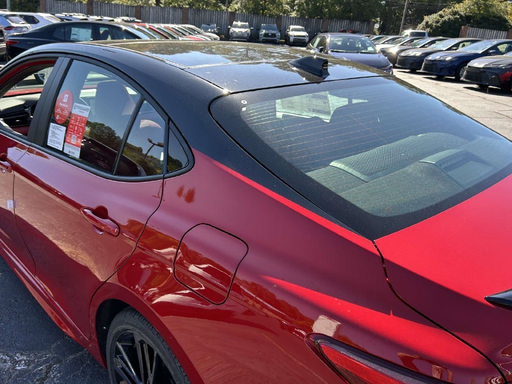 New 2027 Supersonic Red with Midnight Black Metallic roof Toyota XSE image 9