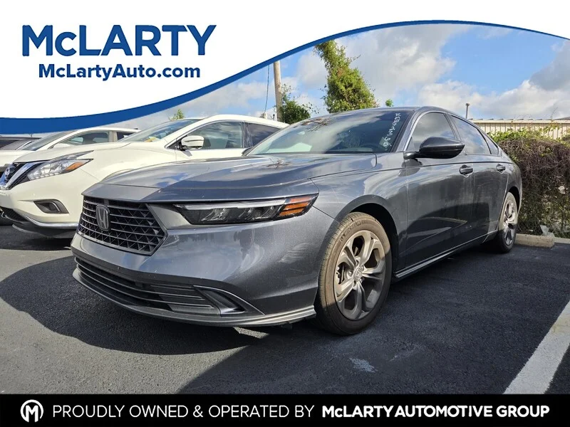 Used 2024 Meteorite Gray Metallic Honda EX image 1