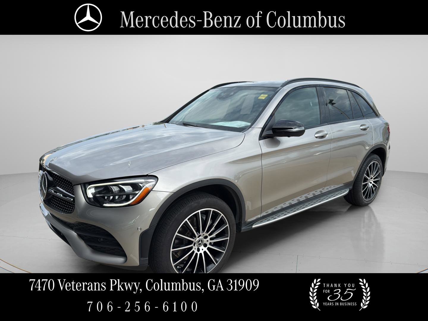 Certified Used 2021 Mojave Silver Metallic Mercedes-Benz GLC 300 image 1