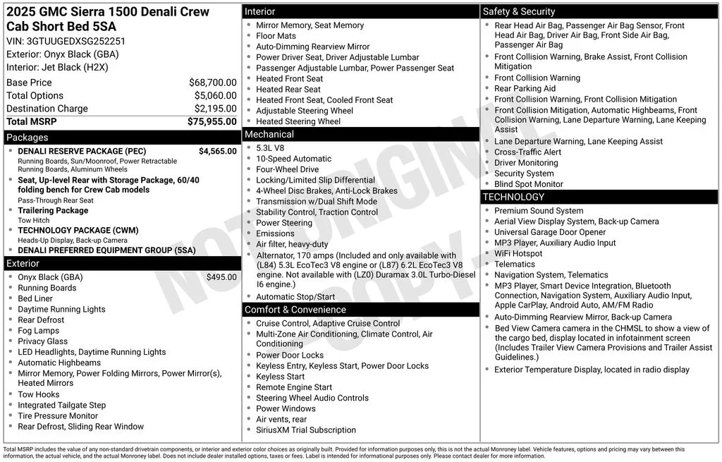 Used 2025 Black GMC Denali image 36