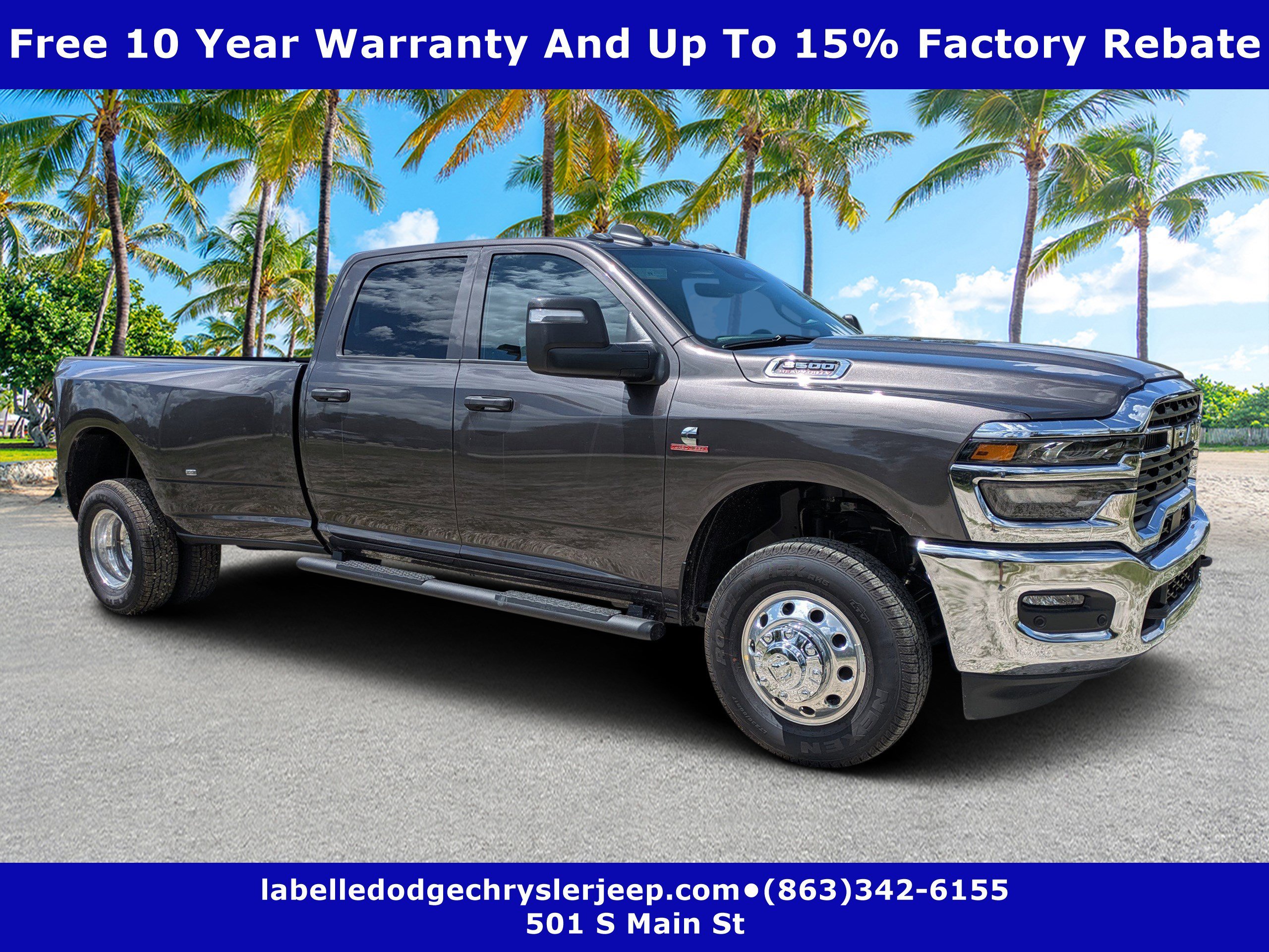 New 2026 Granite Crystal Metallic Clear-Coat Exterior Paint RAM Tradesman image 1