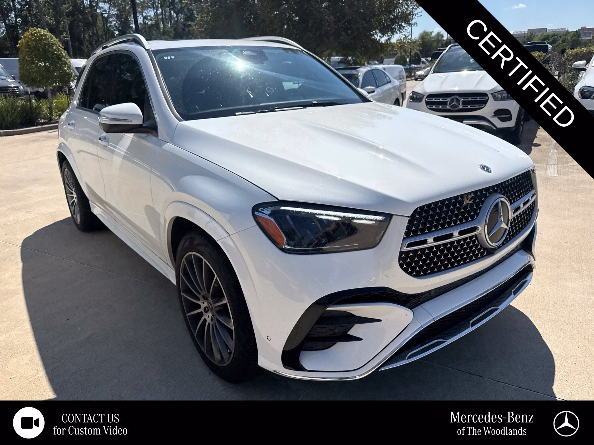 Certified Used 2026 Polar White Mercedes-Benz GLE 350 image 1
