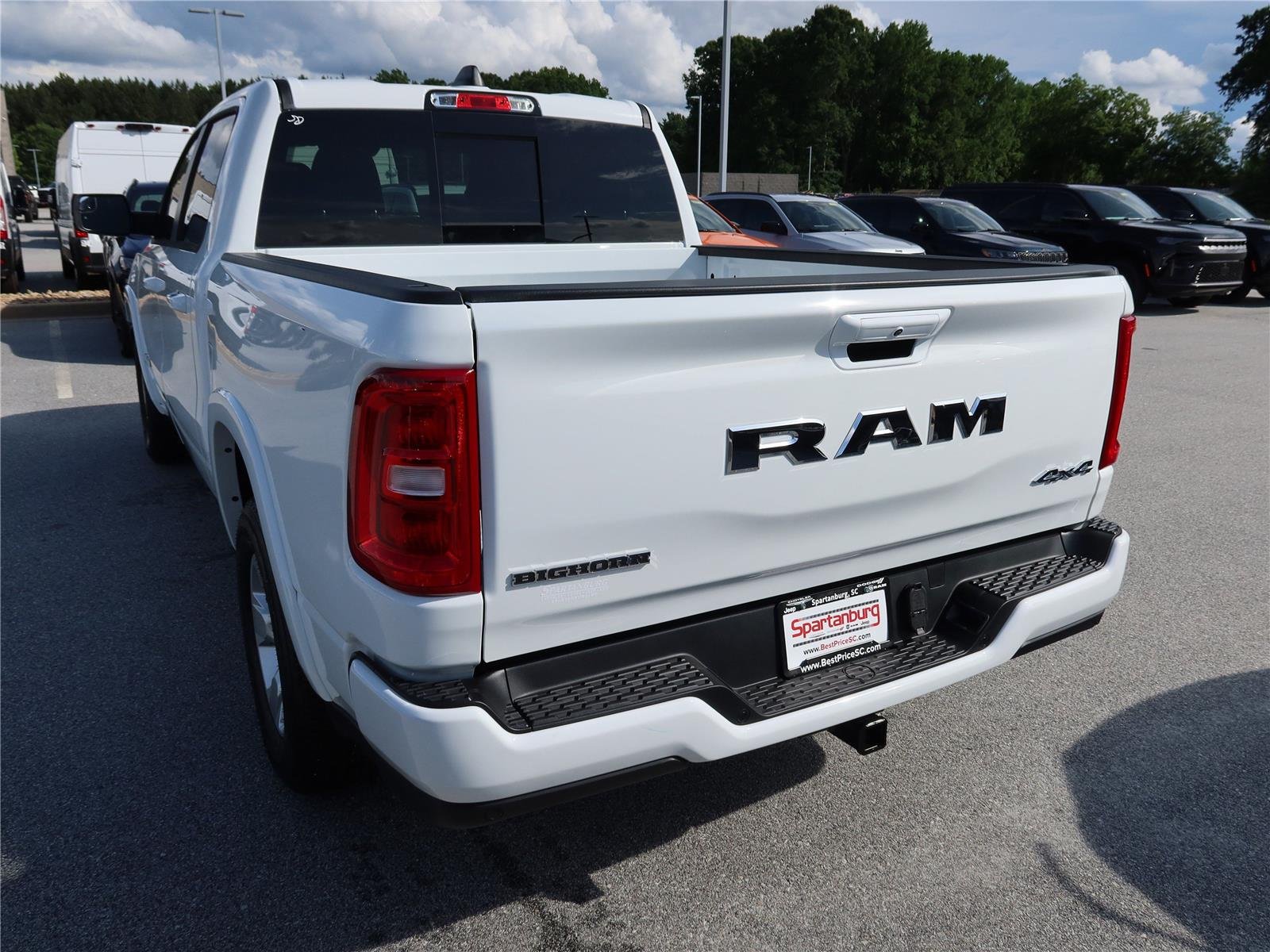 New 2026 Bright White Clear-Coat Exterior Paint RAM Big Horn image 4