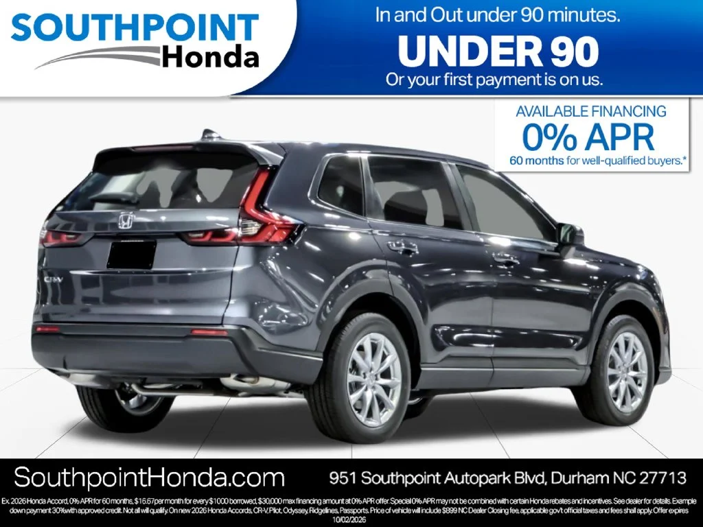 New 2027 Meteorite Gray Metallic Honda EX image 3