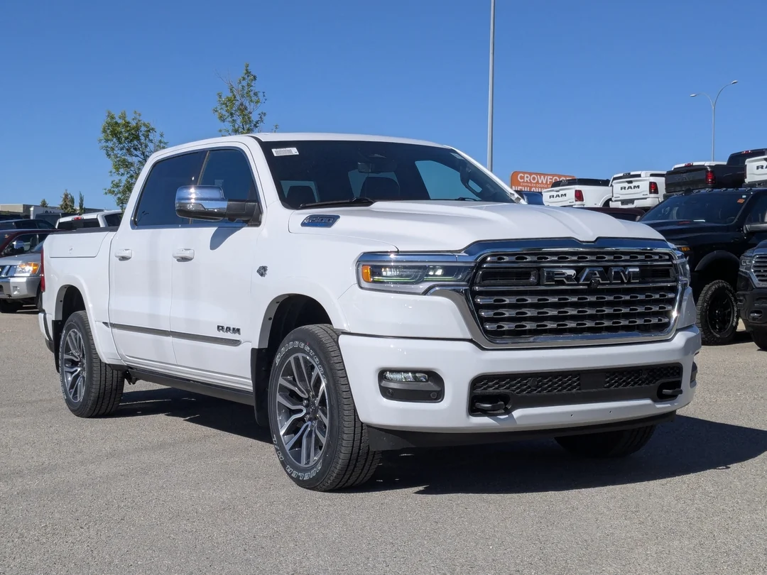 New 2026 White RAM Limited - - 5.7L HEMI V8 eTorque - 14.4 NAV Display - RamBox Cargo Sys - Surround View Cam & More! image 2