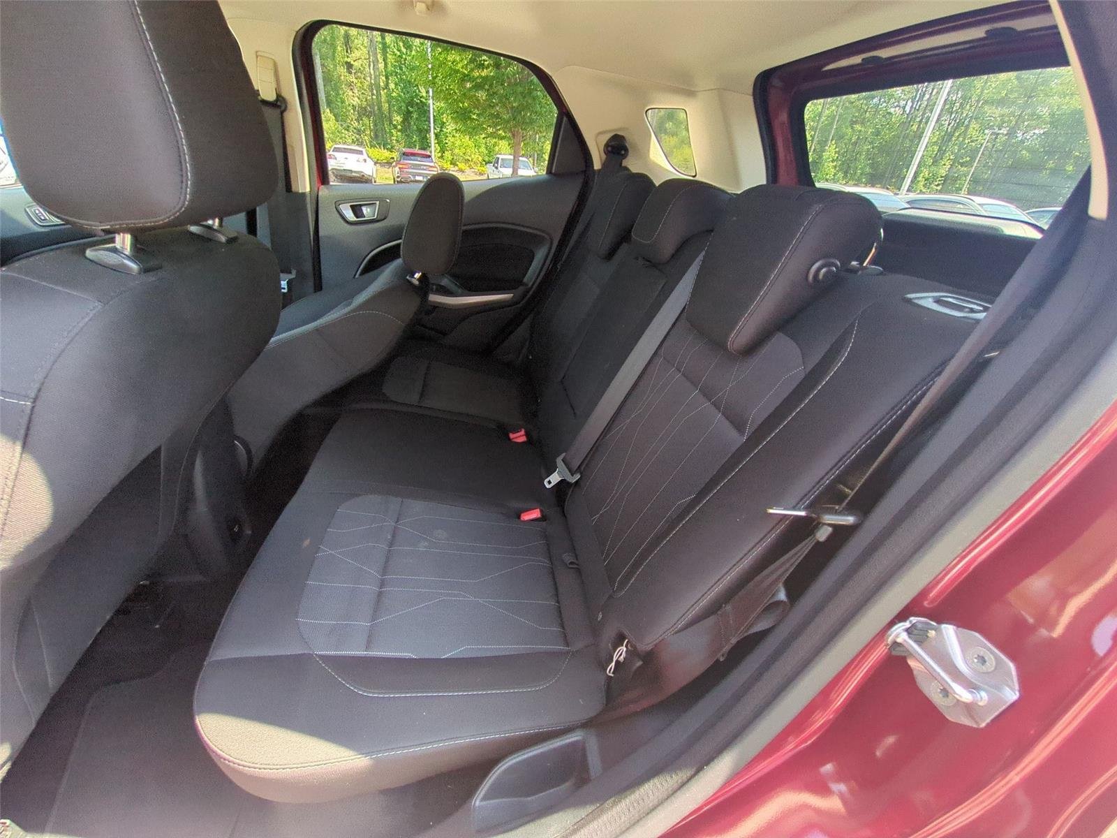 Used 2020 Ruby Red Metallic Tinted Clearcoat Ford SE image 34