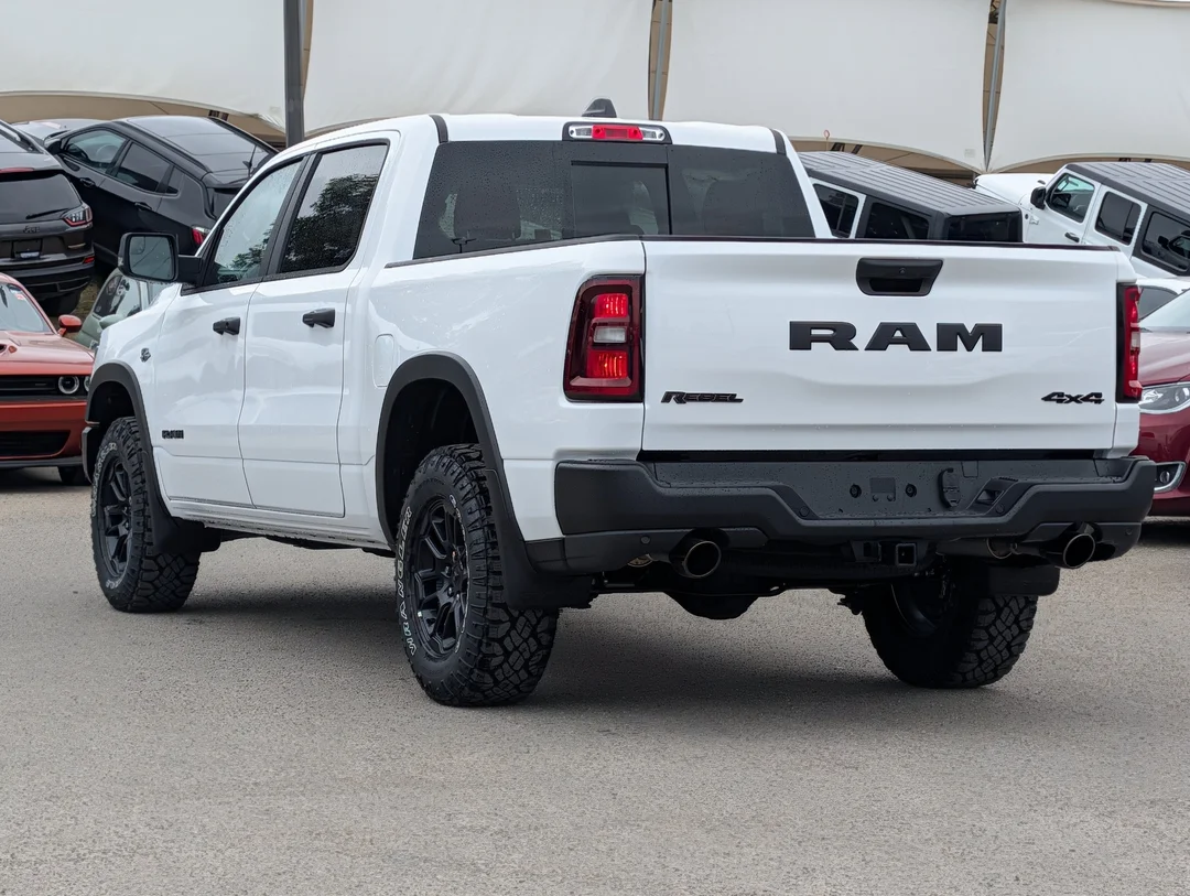 New 2026 White RAM Rebel - - 4x4 - 5.7L HEMI V8 - Rebel Level 1 Equip Grp & More! image 6