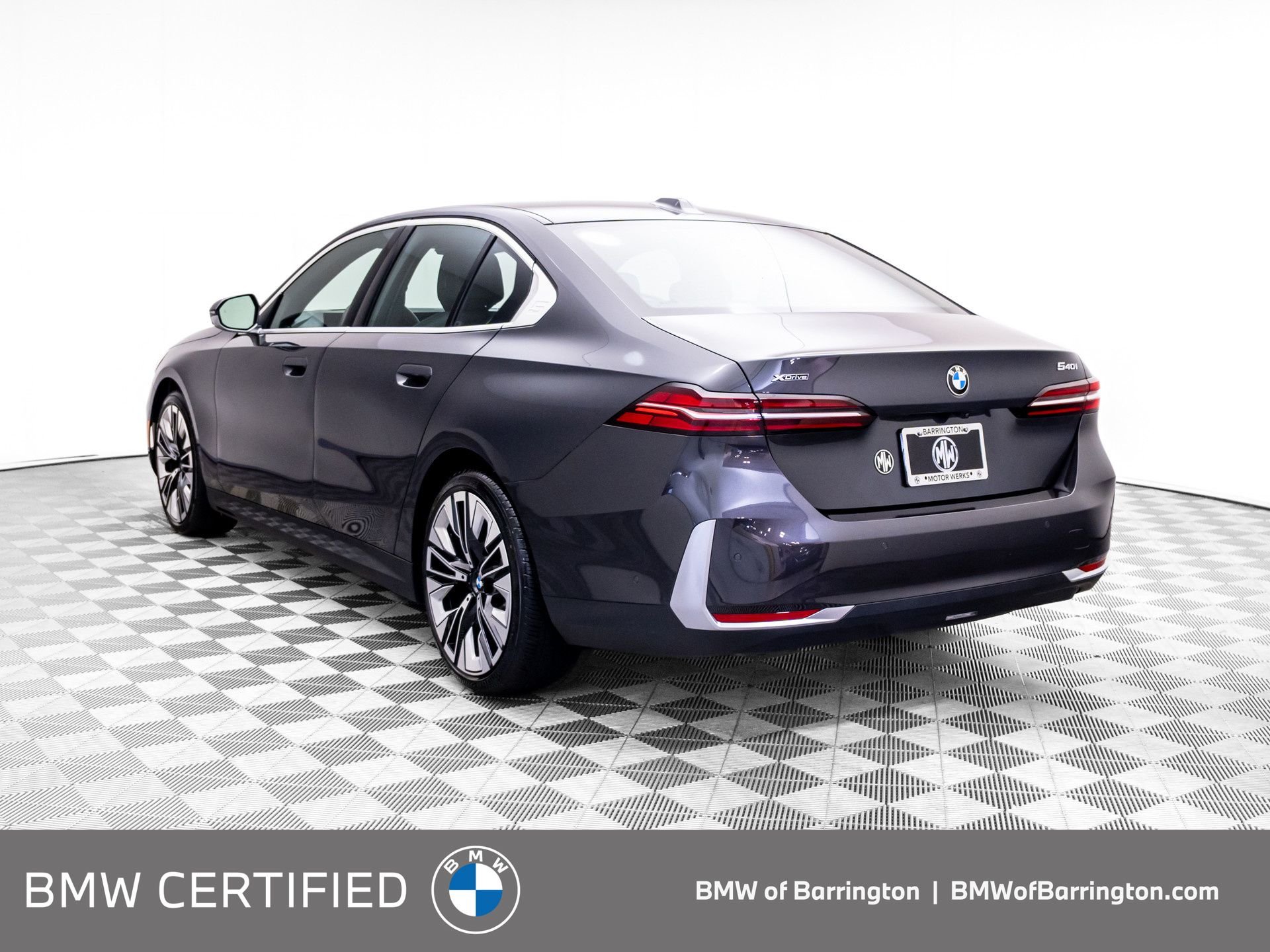 Certified Used 2024 Dark Graphite Metallic BMW 540i xDrive image 3
