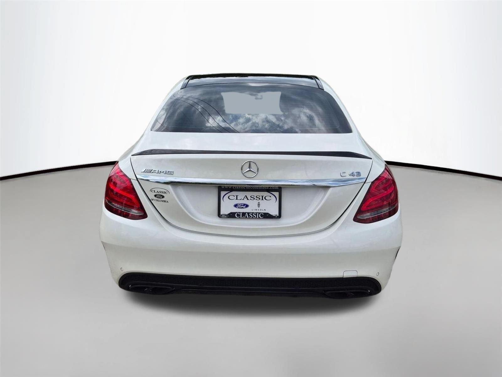 Used 2018 designo Diamond White Metallic Mercedes-Benz AMG® C 43 image 6