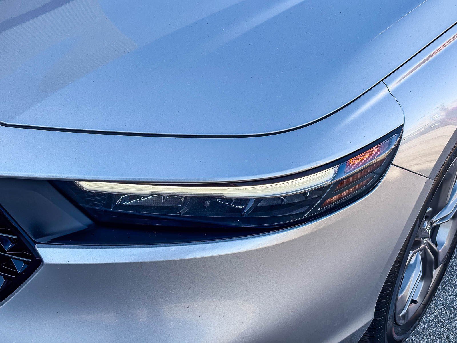 Used 2024 Solar Silver Metallic Honda EX image 8