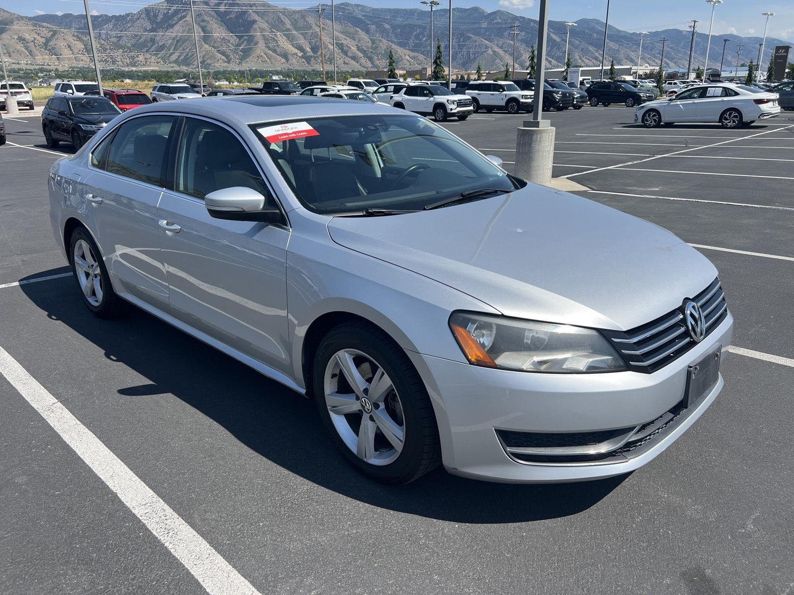 Used 2013 Volkswagen Passat SE with VIN 1VWBP7A32DC093532 for sale in Logan, UT