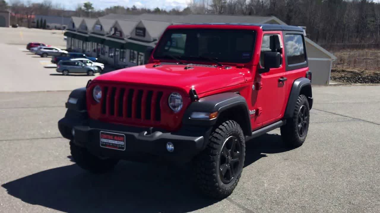 Used 2021 Firecracker Red Clearcoat Jeep Sport S image 3