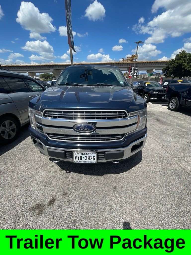 Used 2018 Blue Ford Lariat image 3