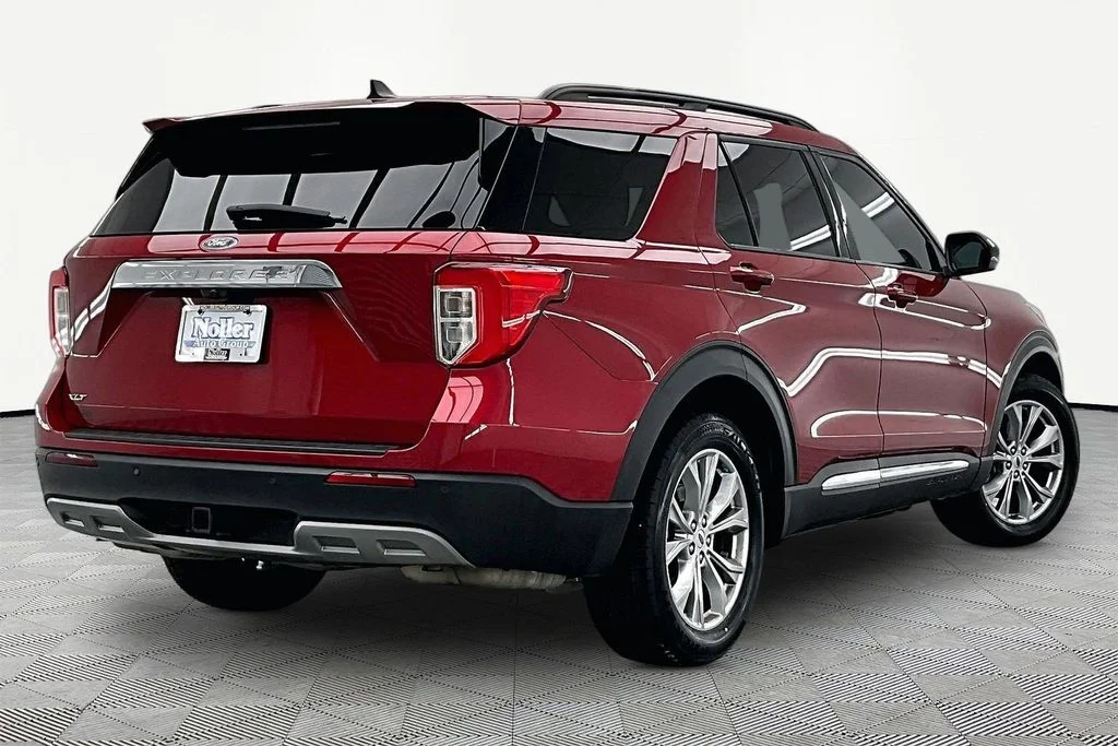 Certified Used 2023 Red Metallic Ford XLT image 2