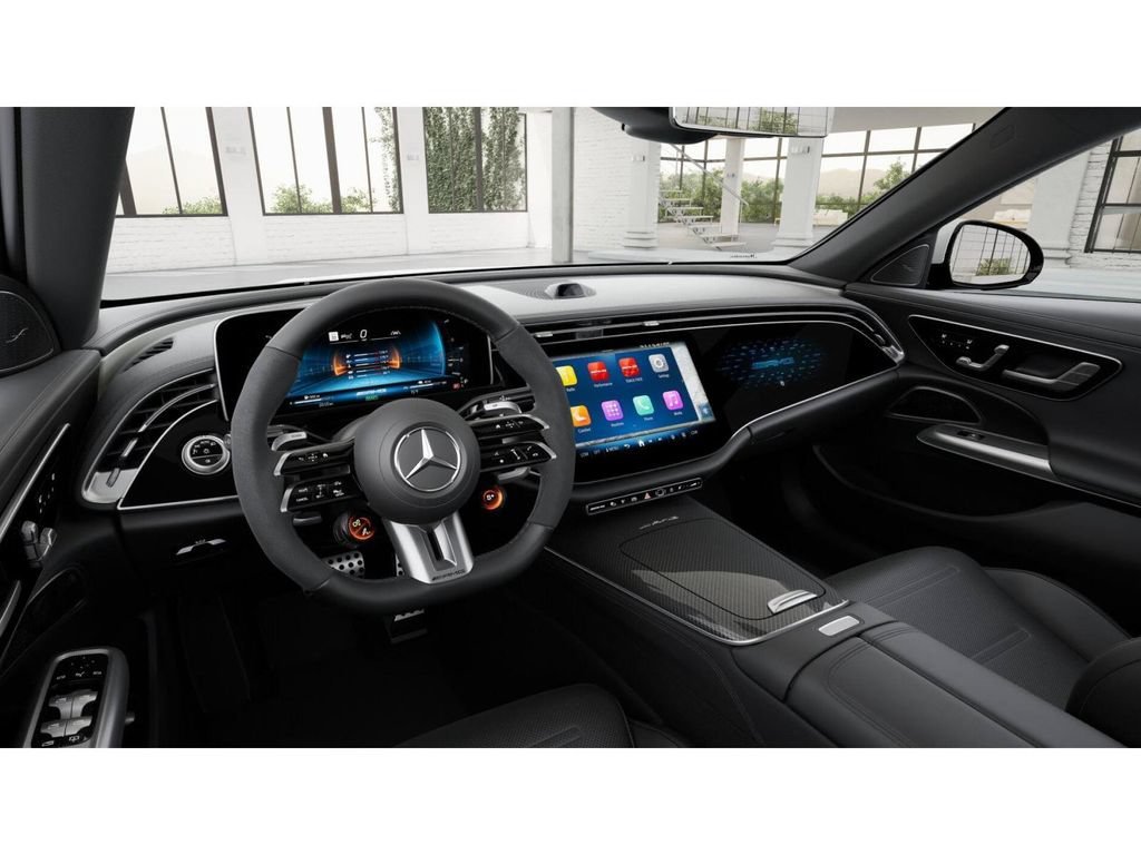 New 2027 MANUFAKTUR Moonlight White Metallic Mercedes-Benz AMG® E 53 Hybrid Sedan image 45
