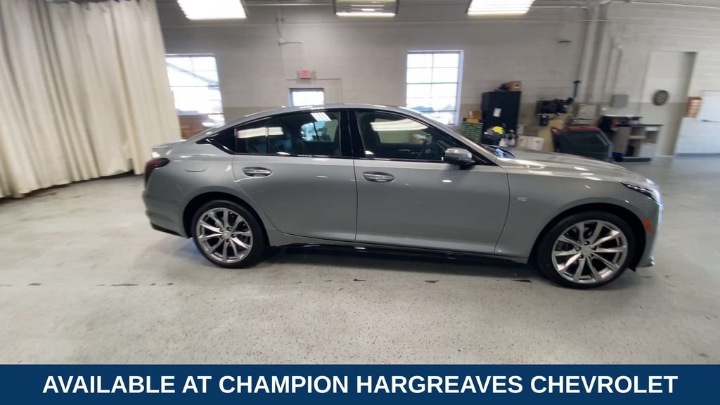 Used 2023 Silver Metallic Cadillac Sport image 2