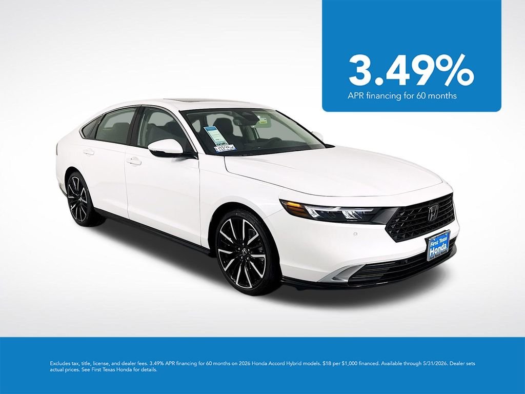 New 2026 Platinum White Pearl Honda Touring image 1