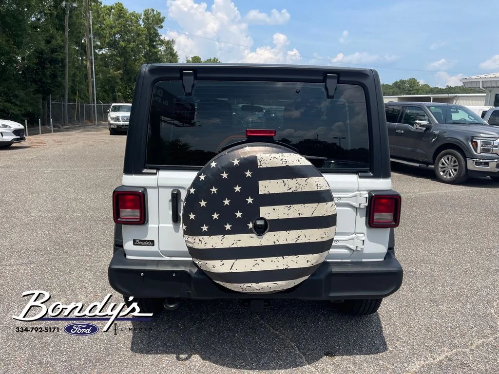 Used 2025 Bright White Clearcoat Jeep Sport image 13