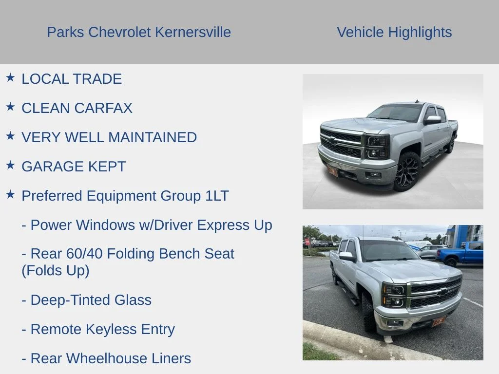 Used 2015 Silver Chevrolet LT image 6