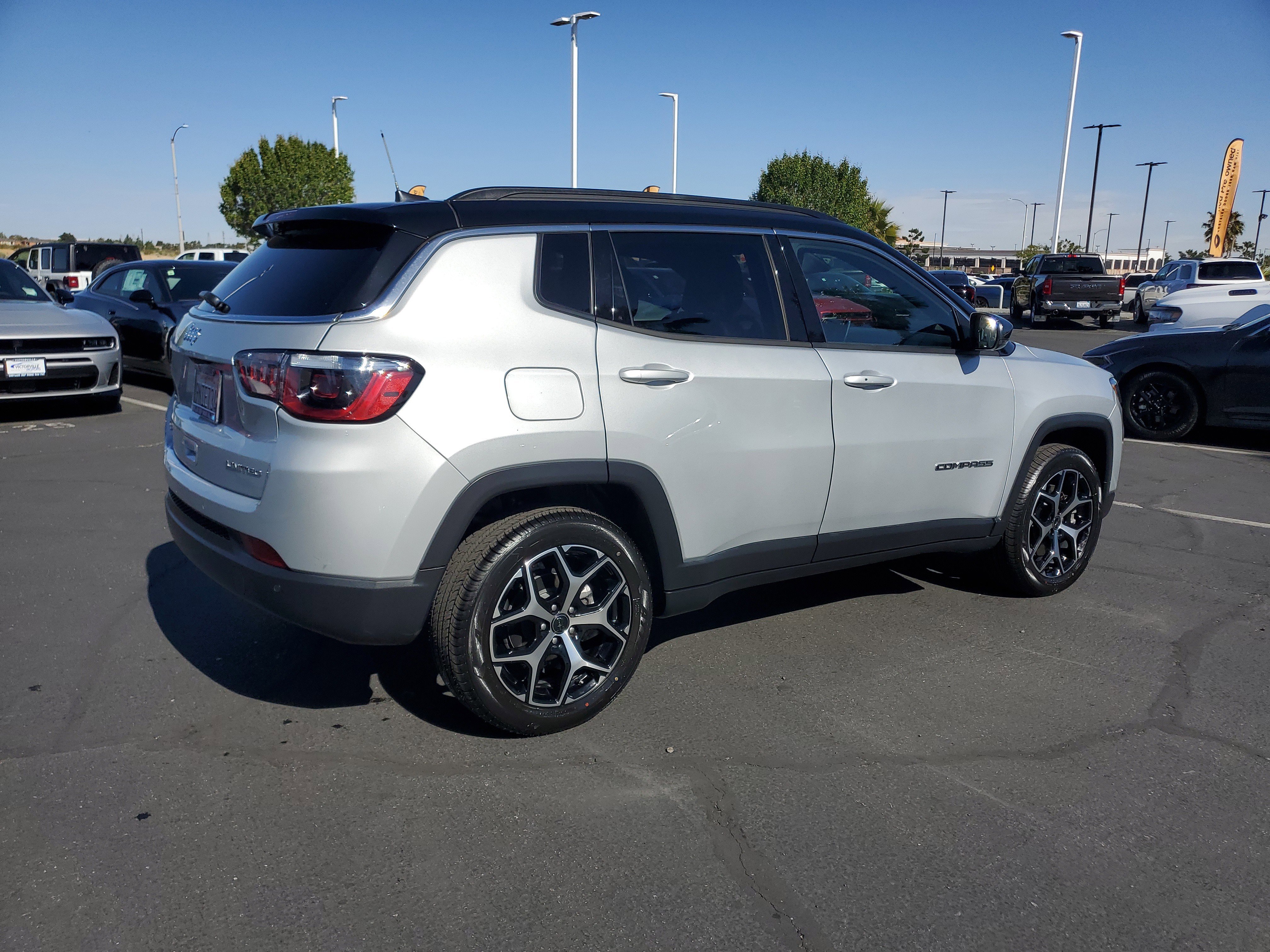 Certified Used 2025 Silver Jeep Limited image 3