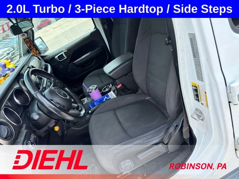 Used 2020 White Jeep Unlimited Sport S image 10