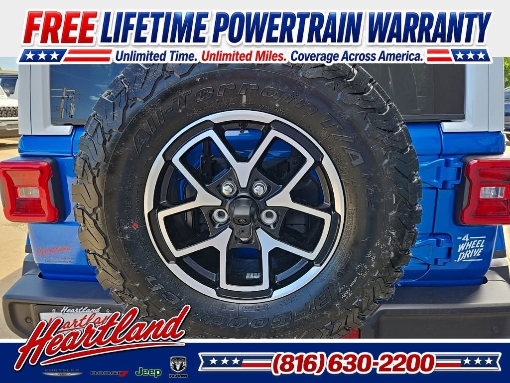 New 2026 Hydro Blue Pearl-Coat Exterior Paint Jeep Rubicon image 26