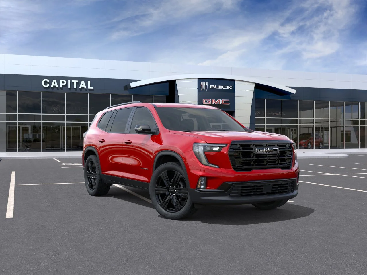 New 2027 Volcanic Red Tintcoat GMC Elevation AWD image 2