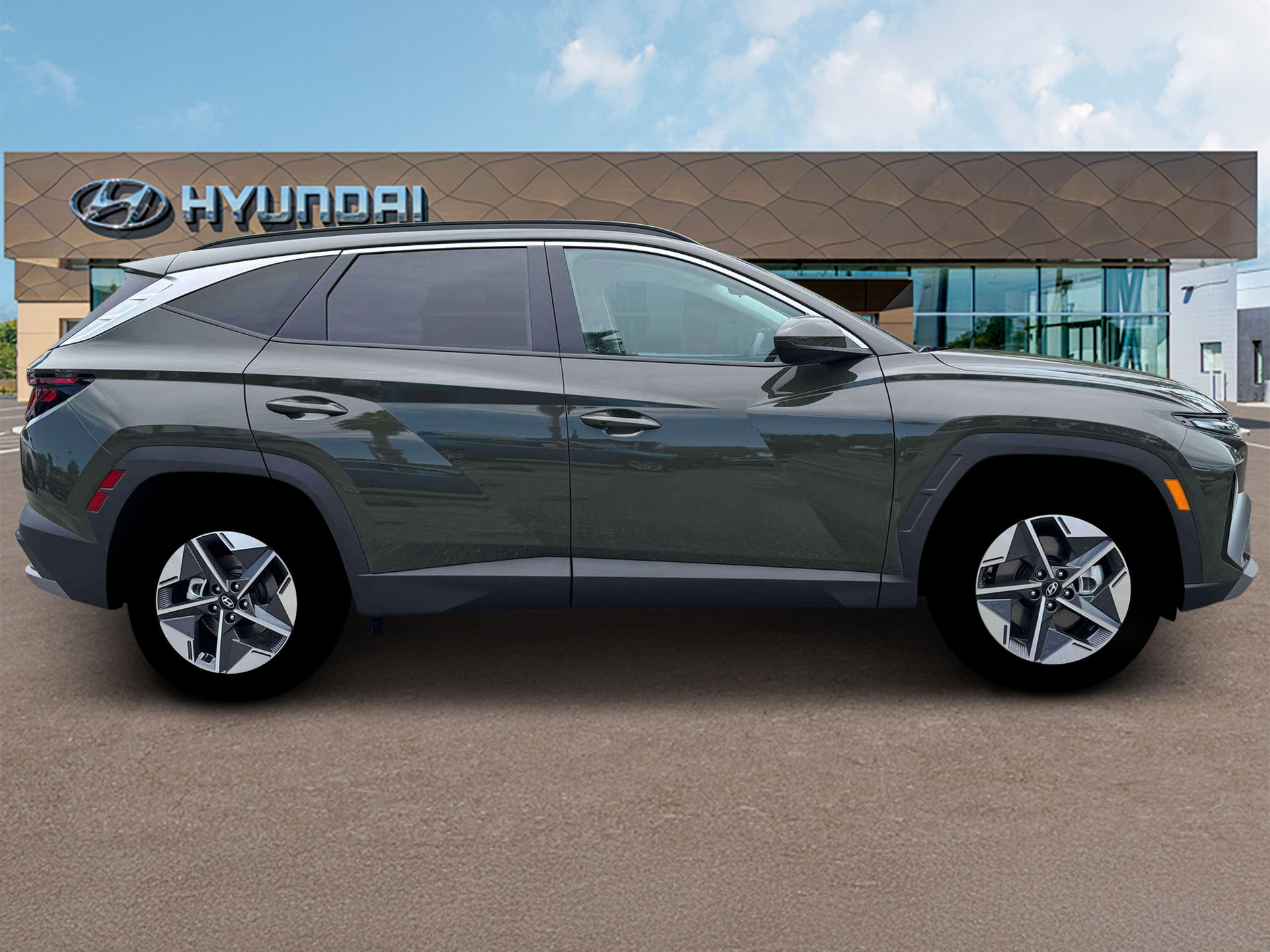 New 2026 Green Hyundai SEL AWD image 9